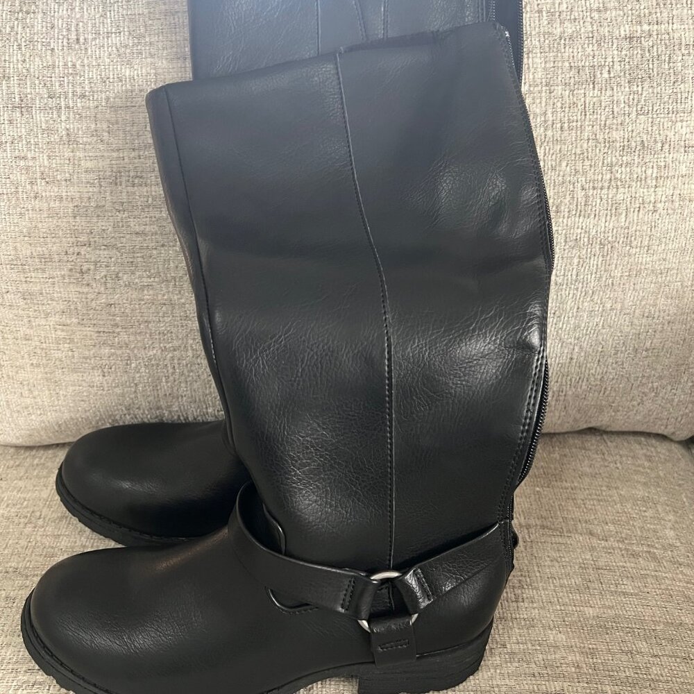 B.O.C. Black Riding Boots NWT Women's Size 8